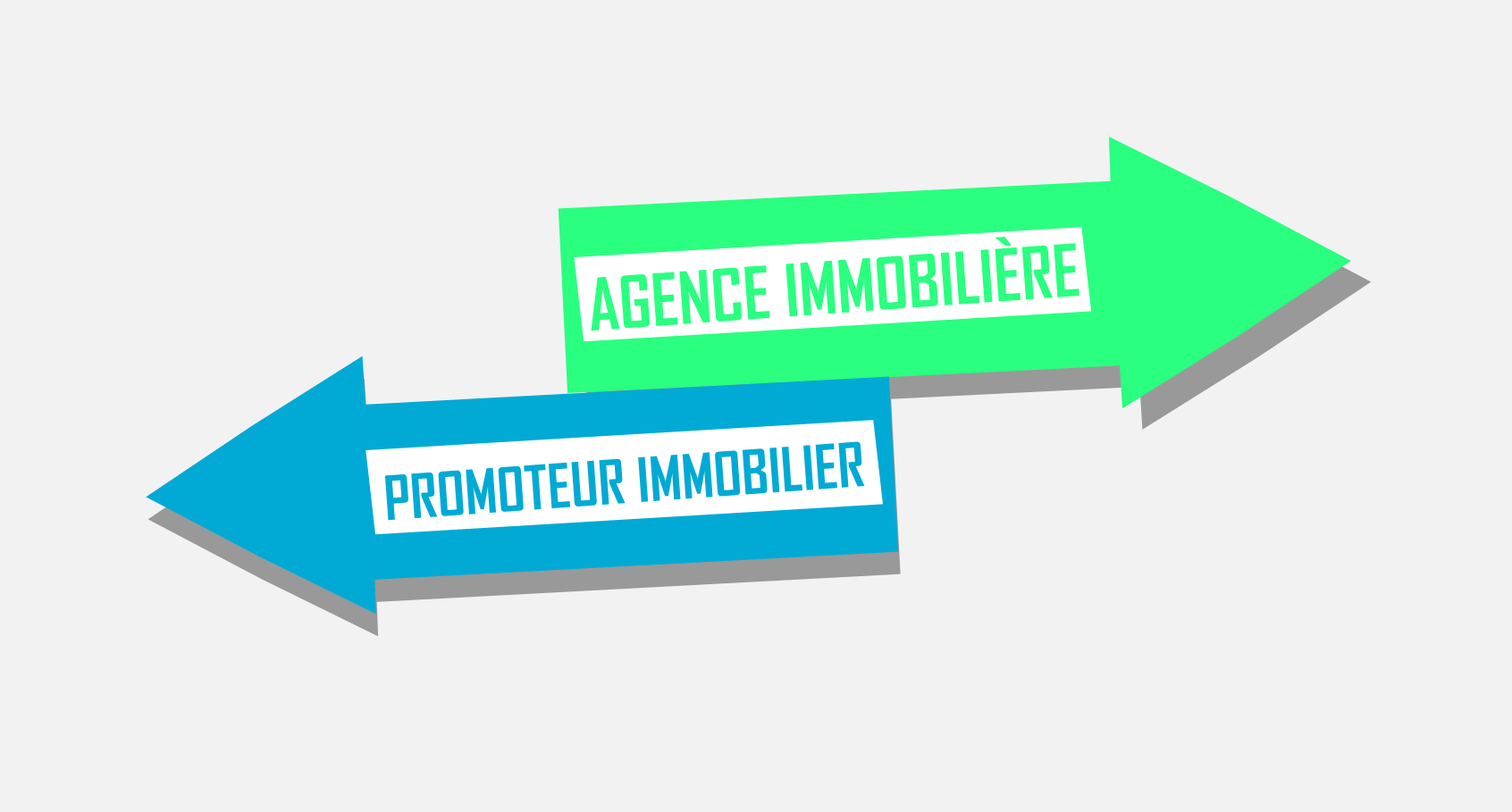 l'agent immobilier et le promoteur immobilier